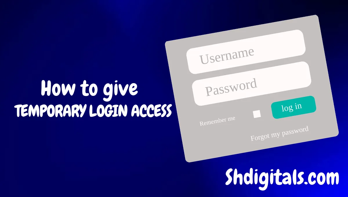 Temporary-Login-Access