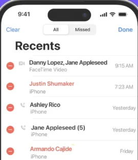 Recover Deleted Call History